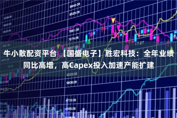 牛小散配资平台 【国盛电子】胜宏科技：全年业绩同比高增，高Capex投入加速产能扩建